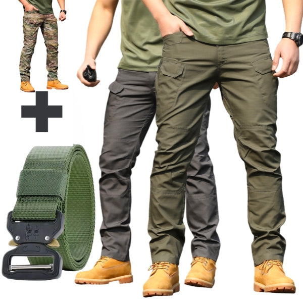 Kit 3 - Calça Tática Militar Impermeável - Delta Force + Cinto
