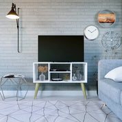 Rack para Sala Quarto TV até 40 Polegadas Retro Moderno Noruega