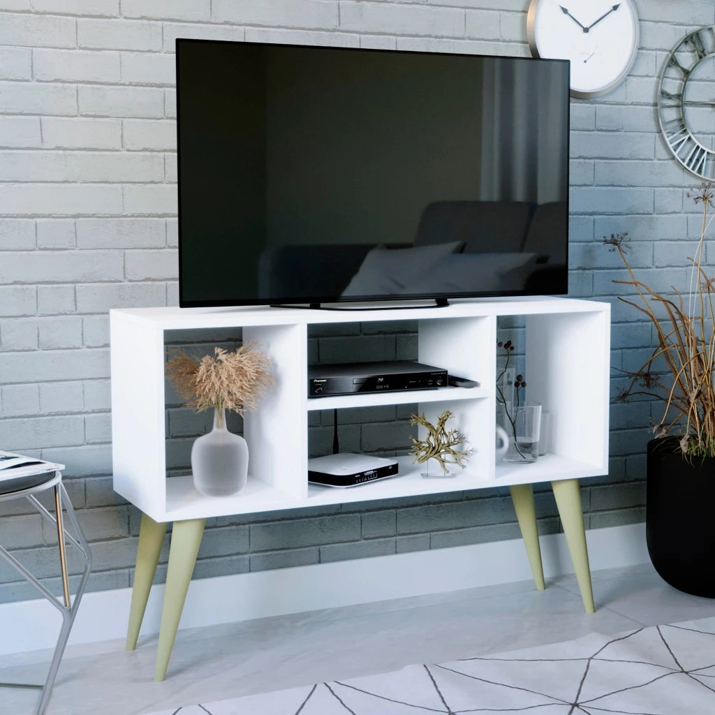 Rack para Sala Quarto TV até 40 Polegadas Retro Moderno Noruega