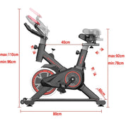 Bicicleta Bike Ergometrica Spinning Academia Fitness Profissional 120kg
