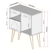 Aparador Buffet Multiuso Retrô Cantinho do Café Marrocos