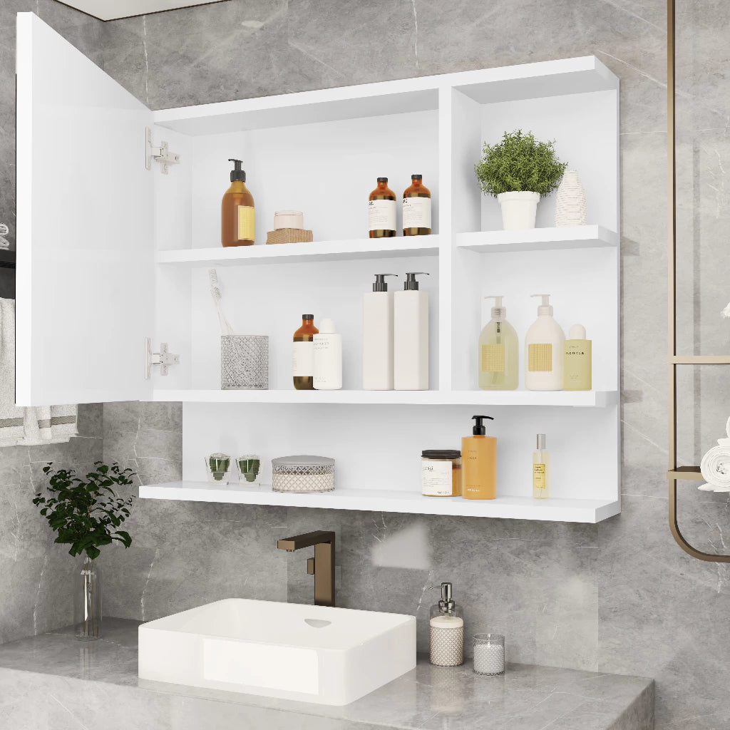 A MAIS QUERIDA DO BRASIL! Armário Espelheira com Porta Cleopatra - VÁRIAS CORES