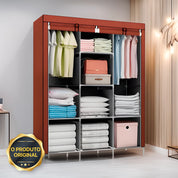 Guarda Roupa Dobrável Organizador De Roupas Decoteam