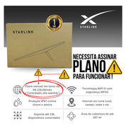 Starlink Mini Internet rápida Via Satélite Antena Original com Nota Fiscal Garantia de 01 ano