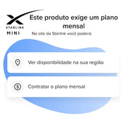 Starlink Mini Internet rápida Via Satélite Antena Original com Nota Fiscal Garantia de 01 ano