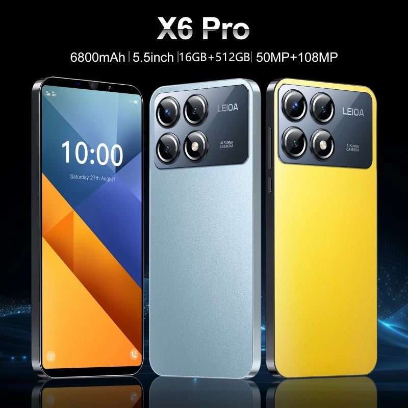 X6 Pro Smartphone 16 - Novo