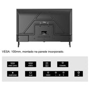 Smart TV 32 polegadas LED HD Wi-Fi TV 60Hz 32wdsnbx 100/240v Android 14