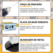 Kit HUAHUO - Furadeira De Impacto E Lixadeira Esmerilhadeira E Serra Tico Tico e Maleta de Transporte Com Acessórios
