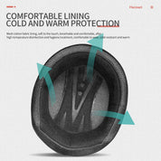 Capacete de lente dupla ABS Capacete de motocicleta unissex